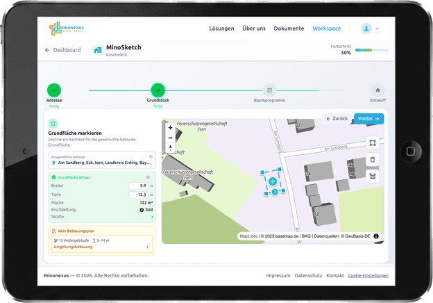 Grundstück identifizieren