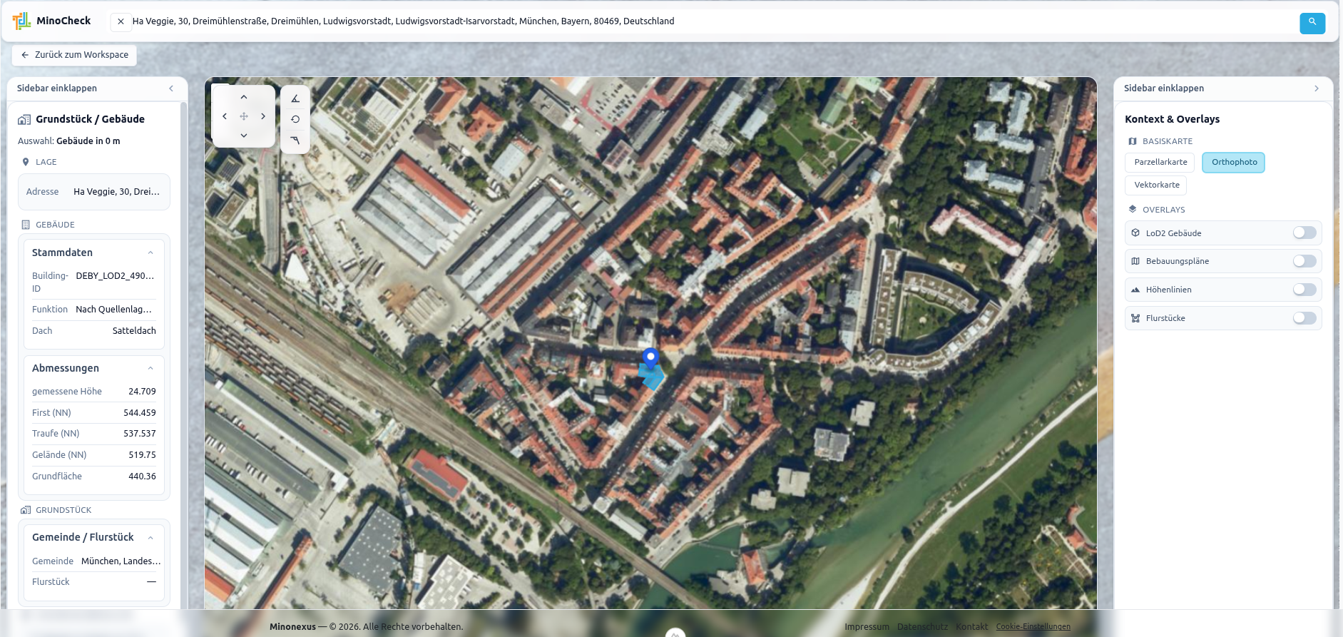 MinoCheck – Orthophoto